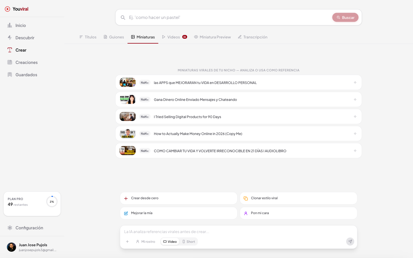 Crea el contenido completo desde esa investigación